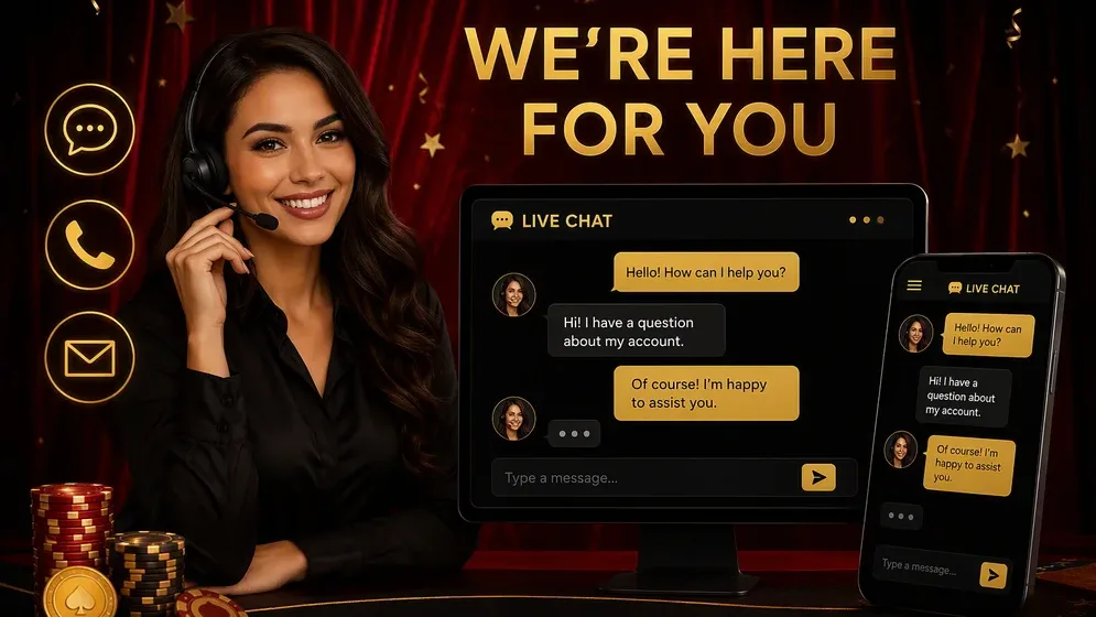 live chat support window on desktop and mobile screen