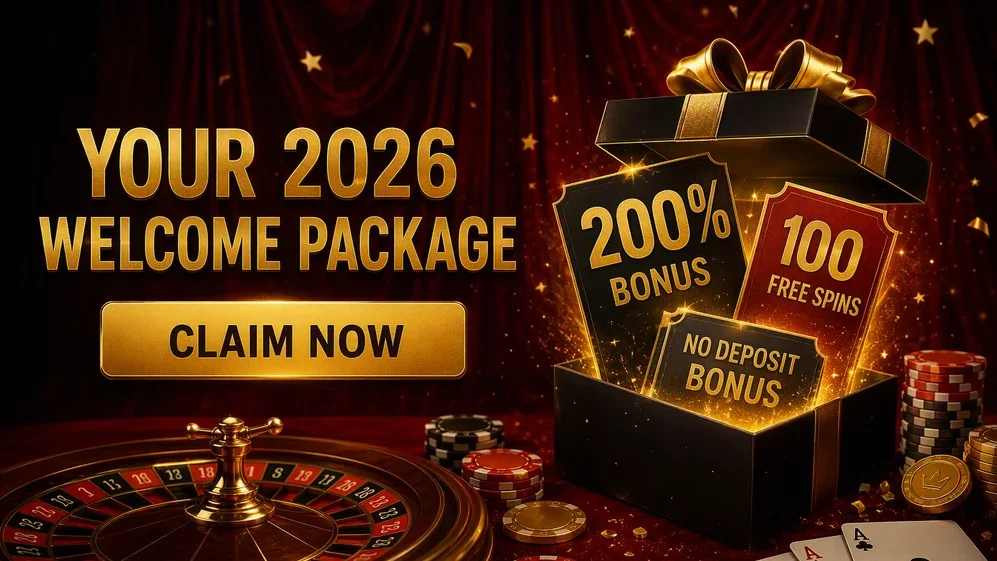 welcome bonus package breakdown on screen